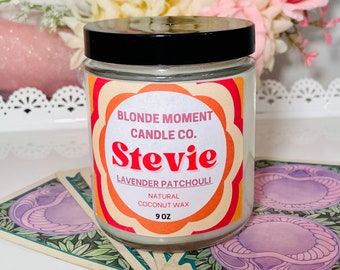 Stevie Nicks inspired Coconut Wax Candle- 9oz