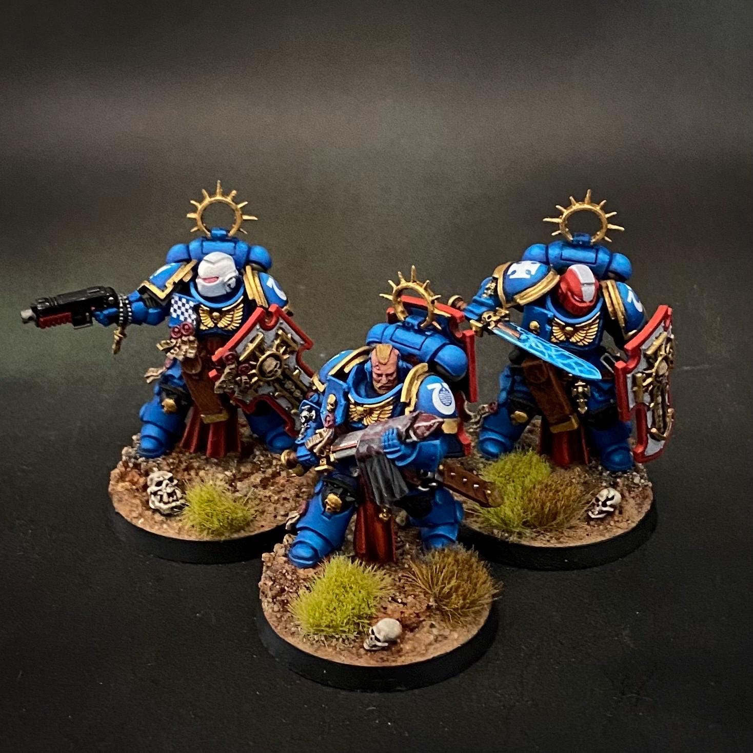 Bladeguard Veteran Space Marine Squad - Painted - Warhammer 40K