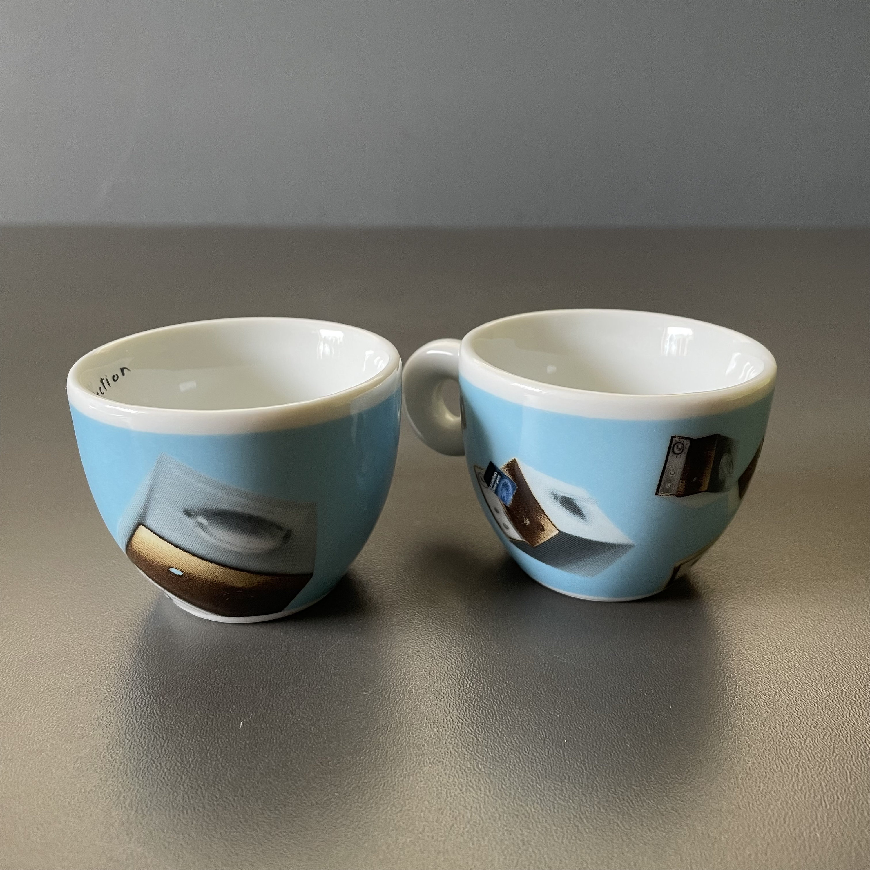 Illy Collection 2002 Espresso Cups and Saucers Norma Jeane Etsy