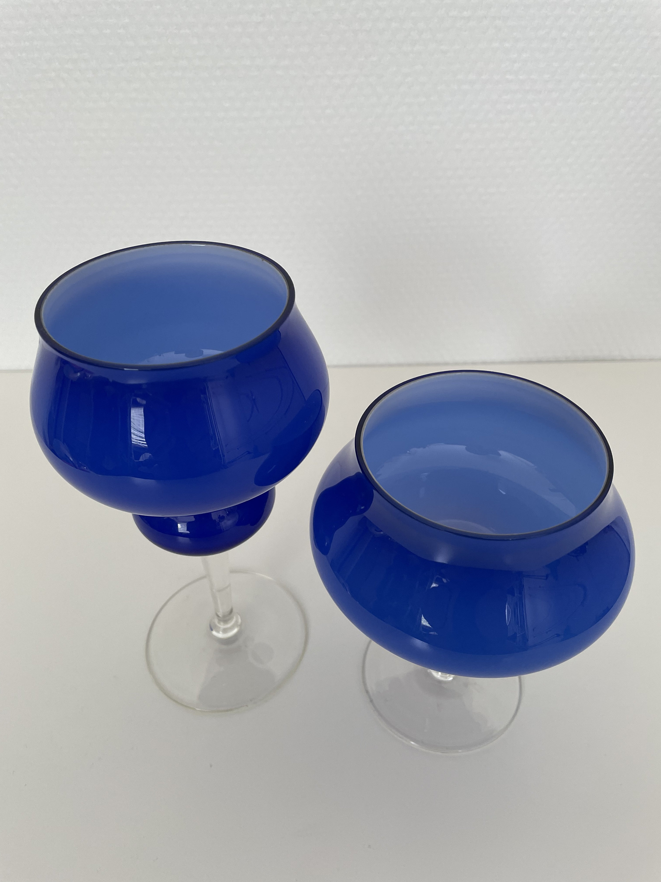 ムラーノ ブルー ケース入りガラス花瓶 60 年代 - Etsy 日本