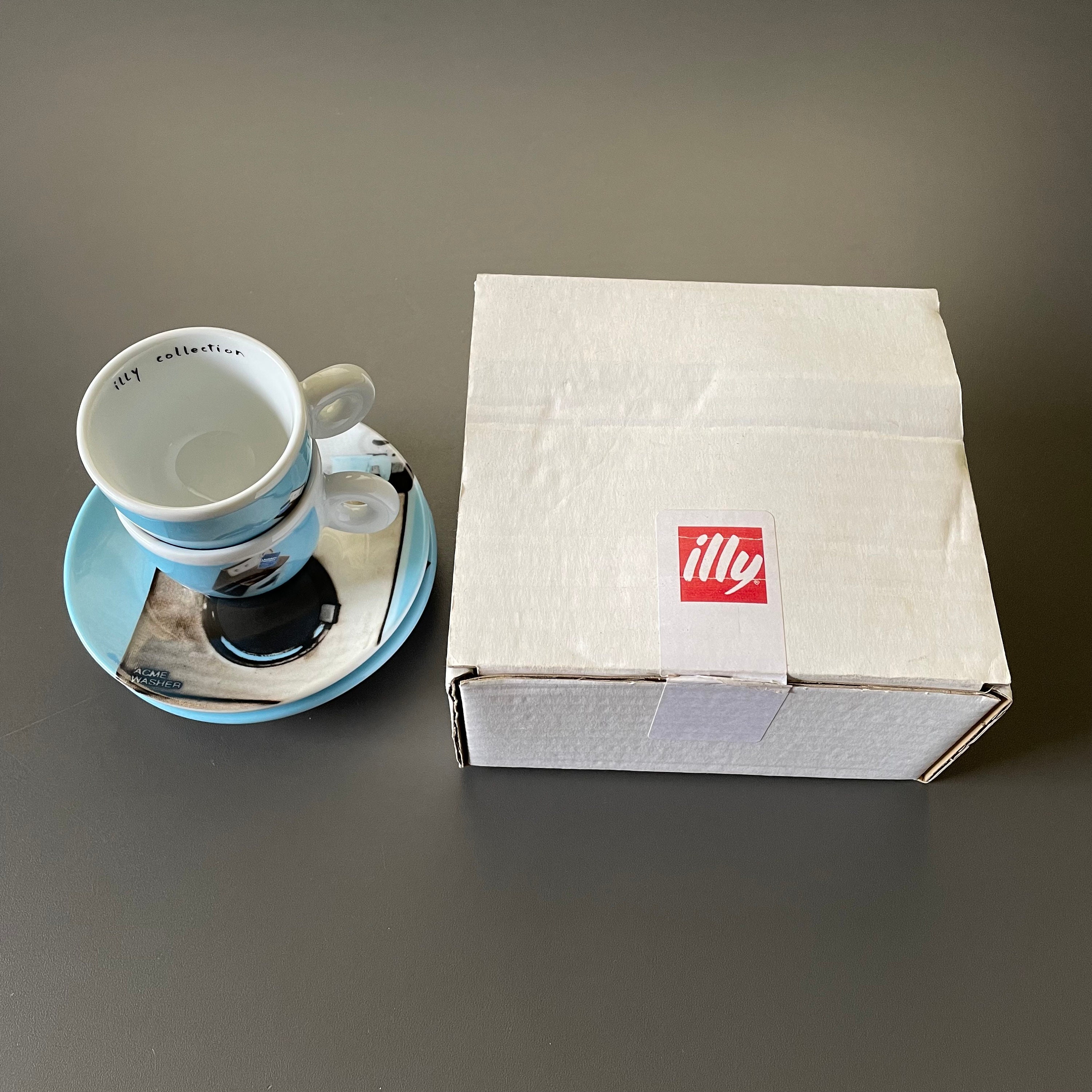 Illy Collection 2002 Espresso Cups and Saucers Norma Jeane Etsy
