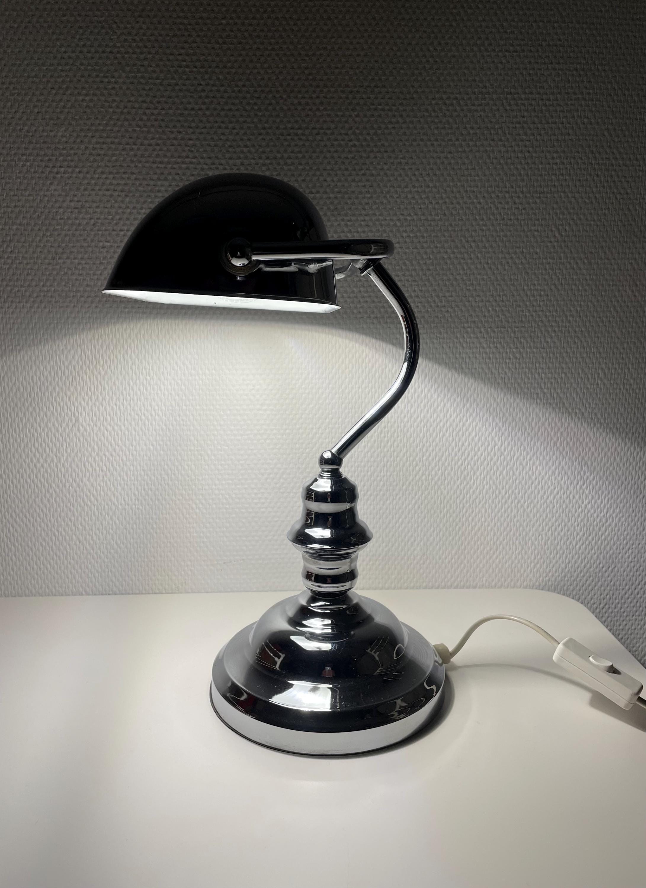 IKEA クローム バンカーズ テーブルランプ - Etsy 日本