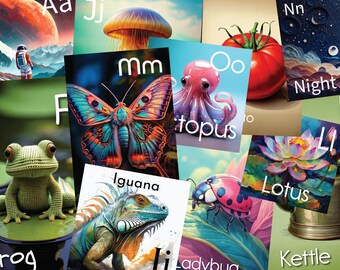 Personalisierbare Alphabetkarten - Sag mir, was du für dein Alphabet möchtest!