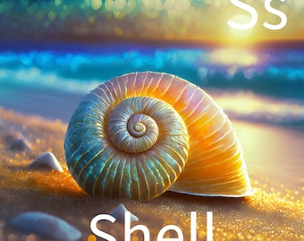 Alphabet Karten | Lernbare Alphabet-Karteikarten | Illustration ABC-Karten, Spielzimmer, Homeschool, Back to School | ABC Englisch | Wunderschön