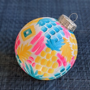 Handbemaltes Tropisches Ornament