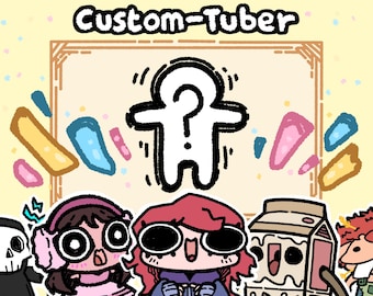 Custom PNG-Tuber | Chibi | Cute | Custom | Kawaii | Twitch | YouTube | Vtuber | Streaming | Pngtuber | Vtuber | V-tuber