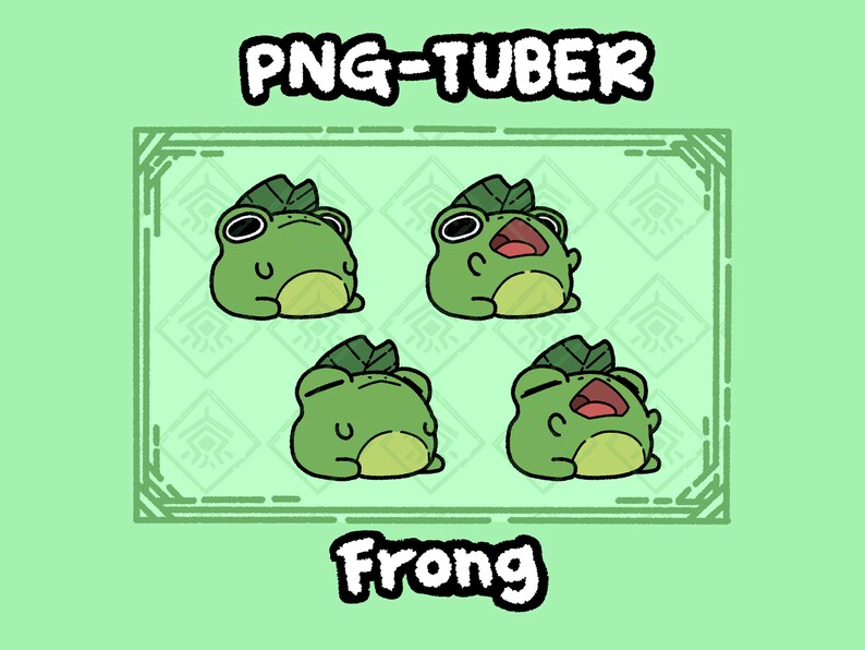 Vtuber Rana PNG-Tuber Frong / Chibi / Lindo / Rana / Kawaii / Twitch / YouTube ...