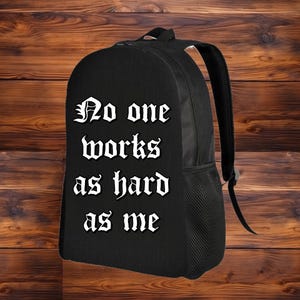 Motivational Travel Backpack: Large Capacity Laptop Bag - Water Resistant