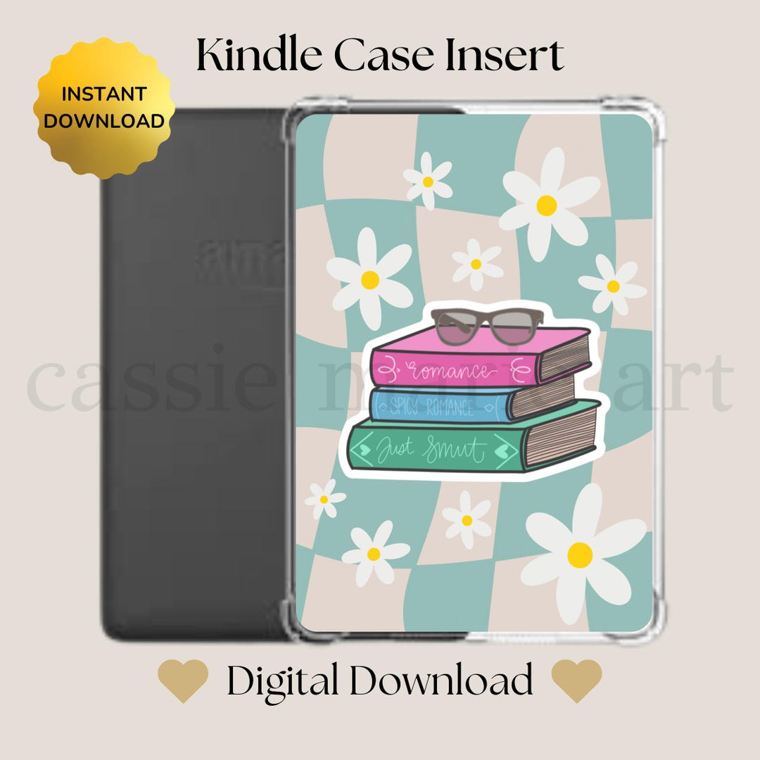 Smut Book Stack Kindle Clear Case Insert PRINTABLE | Kindle Girlie ...