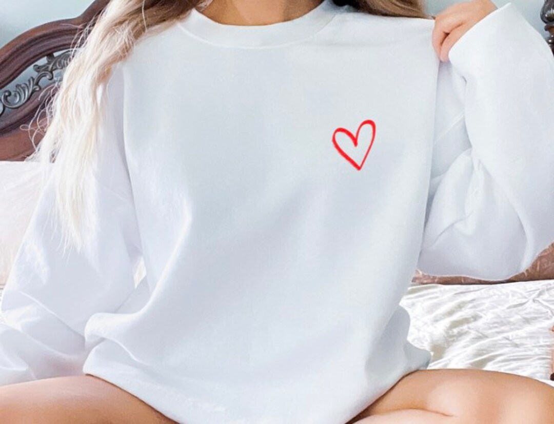 Heart Sweatshirt Green - Unisex main image 1