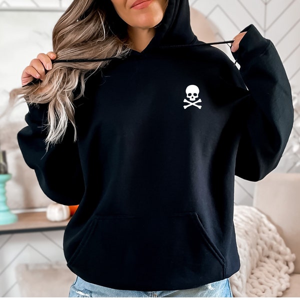 SKULL & CROSSBONES KNITTED CREW NECK SWEATER