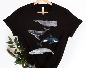 Vintage Retro Whale Shirts, Whale Mammal Shirt, Whales T Shirt, Whale Tshirts, Killer Whale Humpback Whale Shirts, Nature Lover Gift