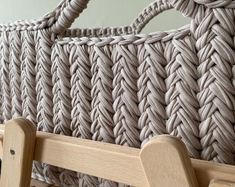 Nursery Basket Crochet - Baby Organizer For Changing Pad Station - Baby, Storage Basket - Rocking Basket - Baby, Blanket Gift - Stroller