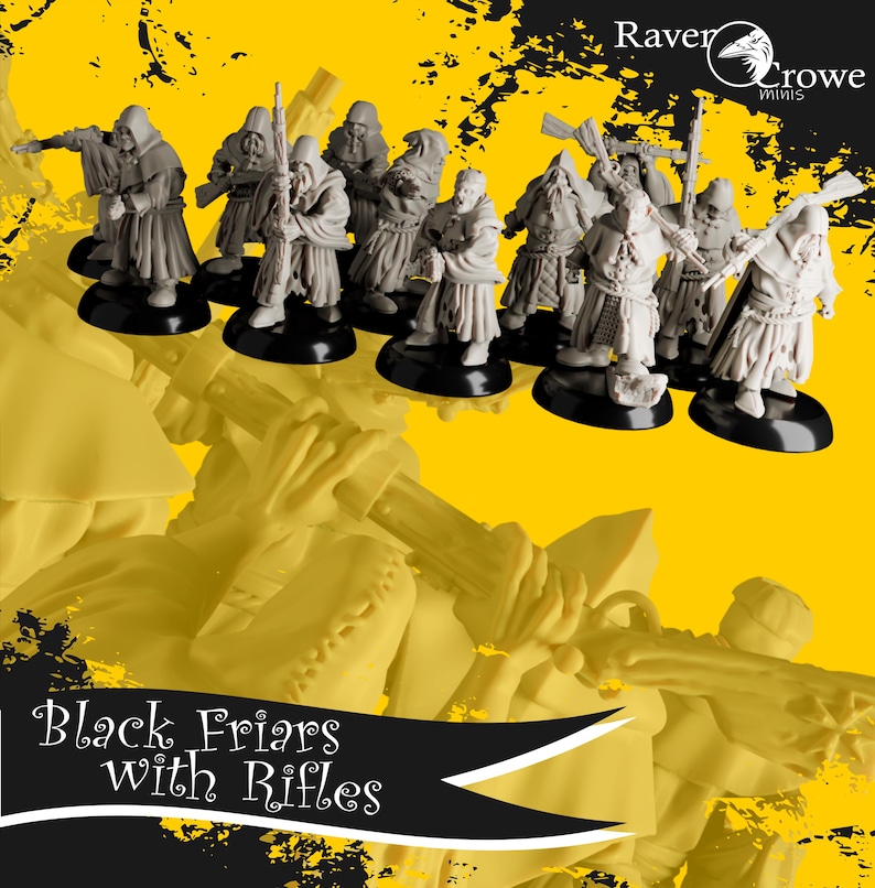 Black Friars Infantry | the Grim Monastery - Etsy
