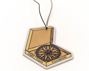 Pizza Box Air Freshener - Black Ice
