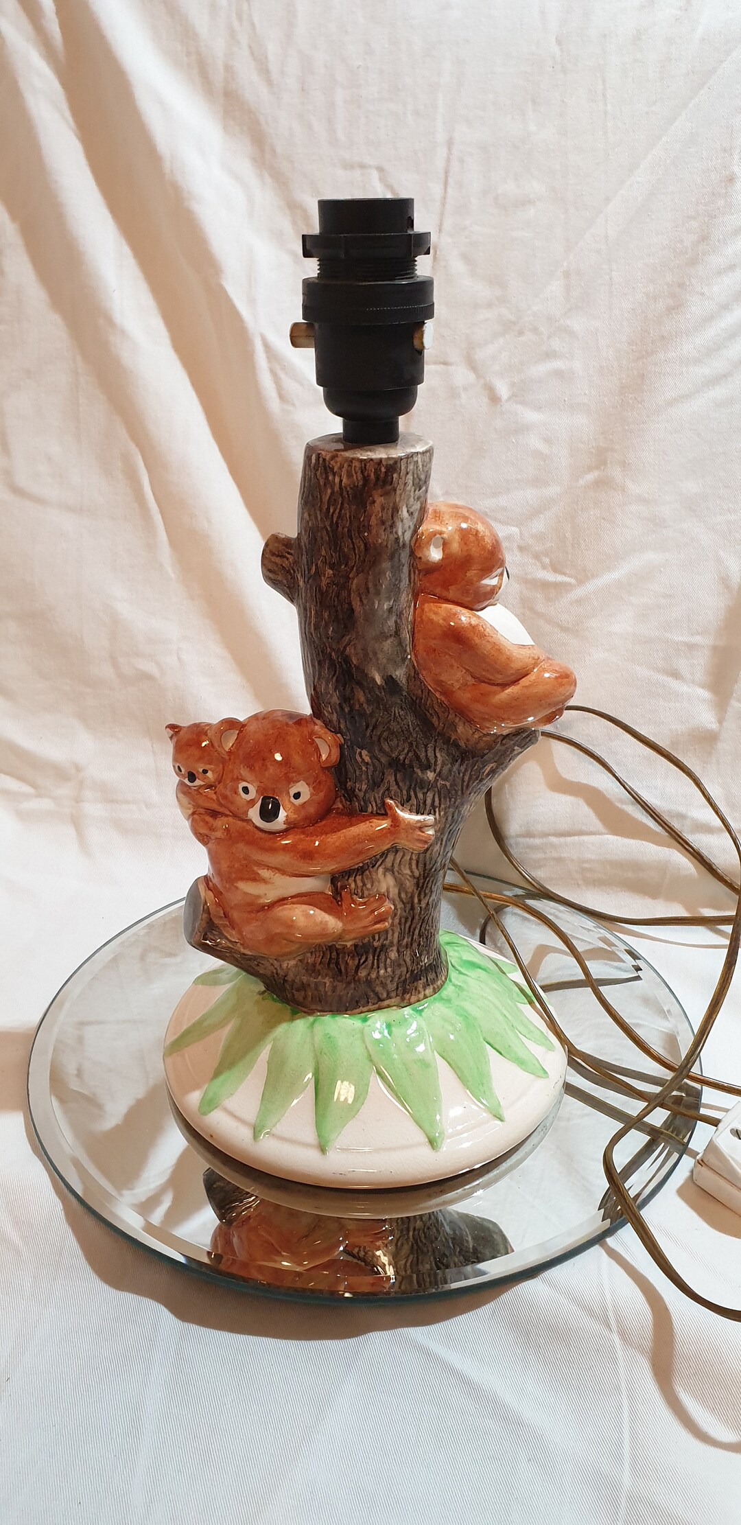 Art Deco Brentleigh Ware Koala Lamp Base Etsy