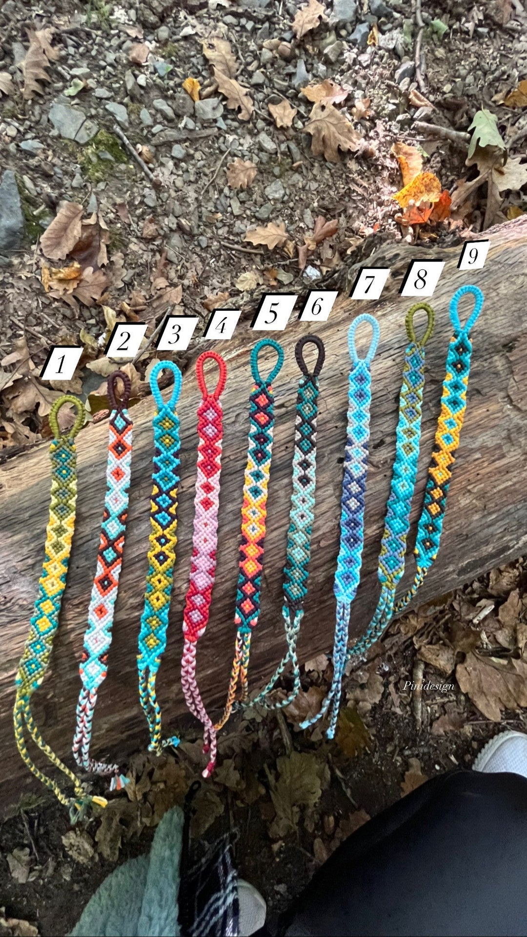 Hand Crafted Woven VSCO Friendship Bracelets/macrame Knotted Etsy