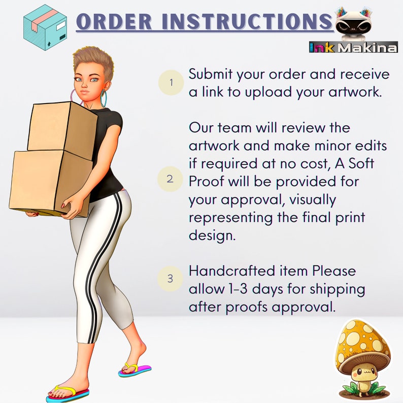 Shipped Sticker 220 Custom Vinyl Waterproof Stickers Cut in Any Shape. Multiple ...