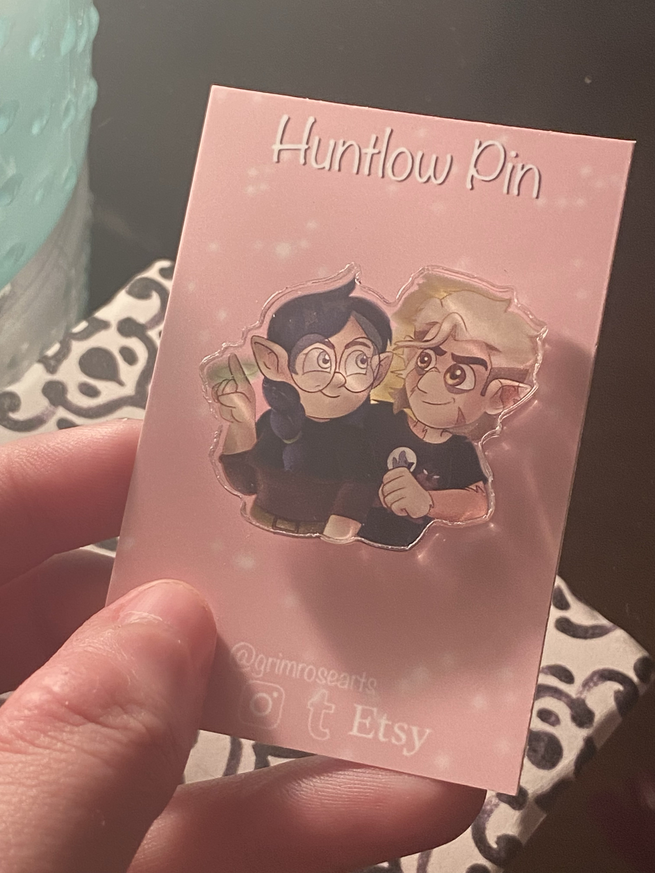 The Owl House - Huntlow - Acrylic Pin - Etsy