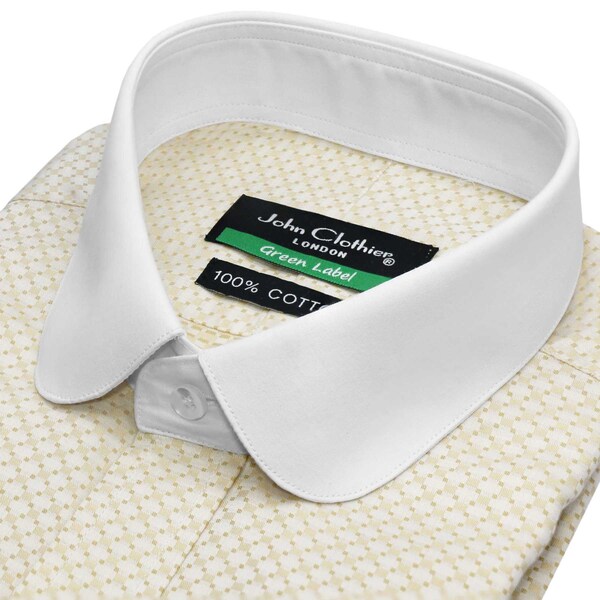 Pin Collar Dress Shirt Etsy