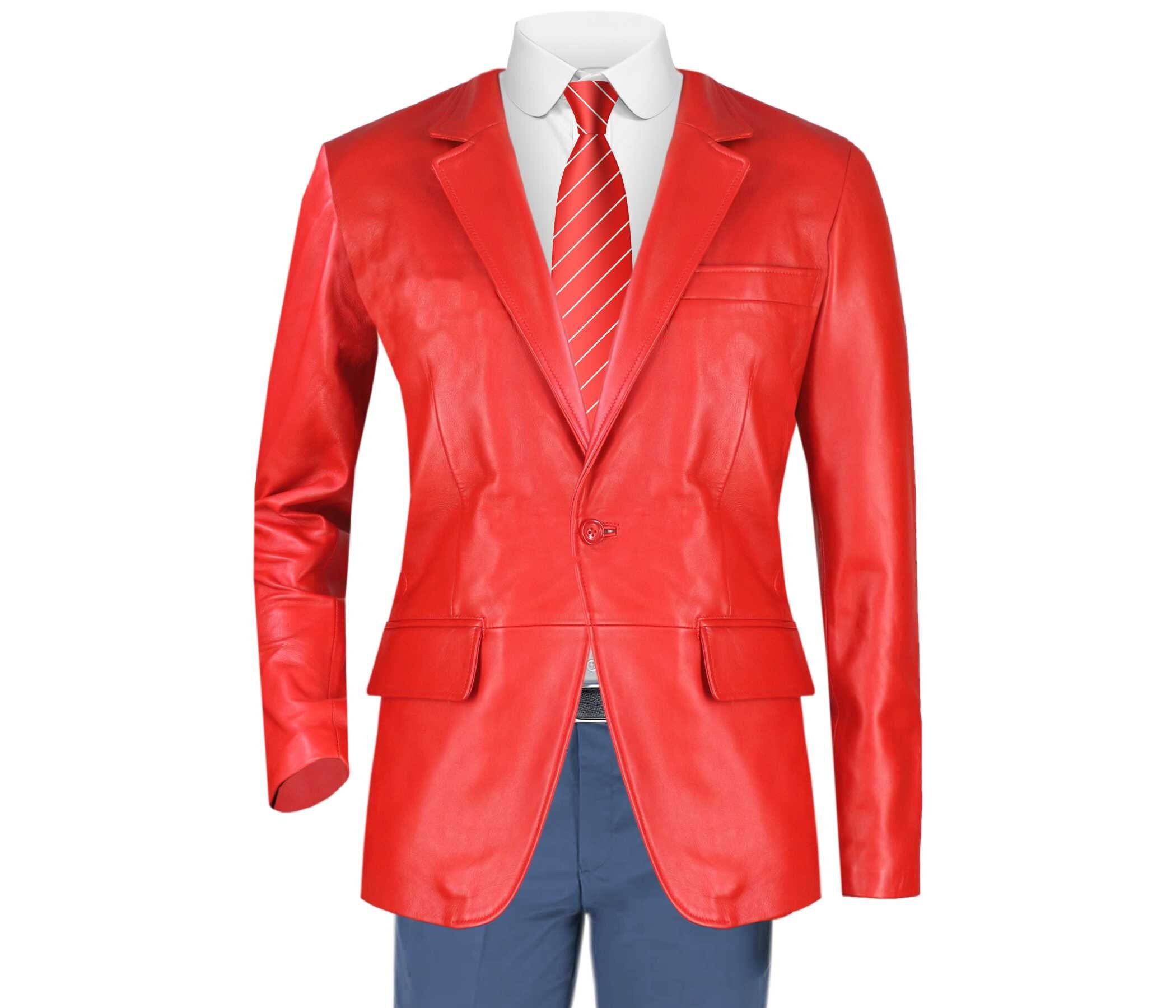 Vegan Leather Red Sleeveless Suit – DIFFERENTREGARDCO