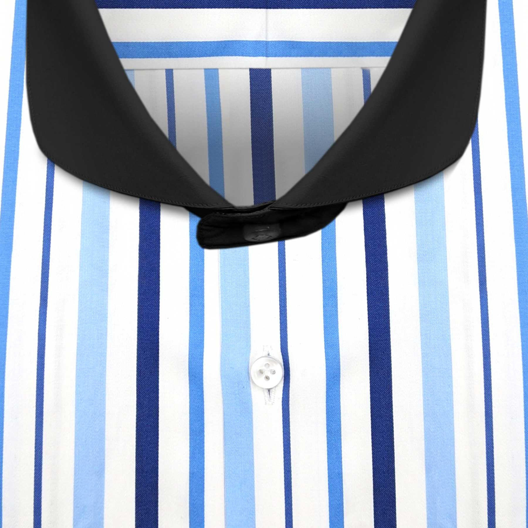 Cutaway Penny Club Collar Shirt 100 Cotton Shirt Peaky Blinder Style