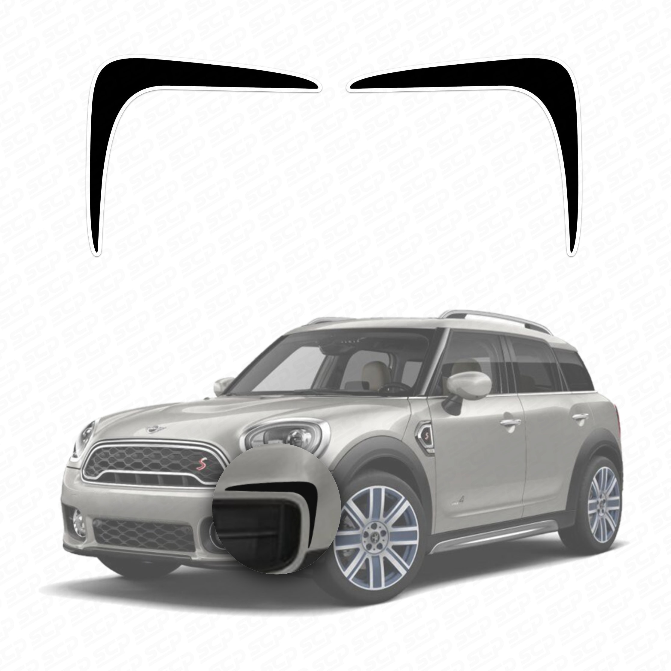 Pair Of 2 Pieces) Roof Rack Rails For Mini Clubman F54 2014-2019,  Waterproof, Travel and Luggage Transportation : : Automotive