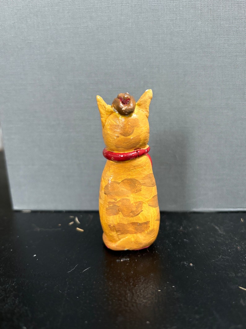 Handmade Cowboy Rodeo Cat Figurine Personalized - Etsy
