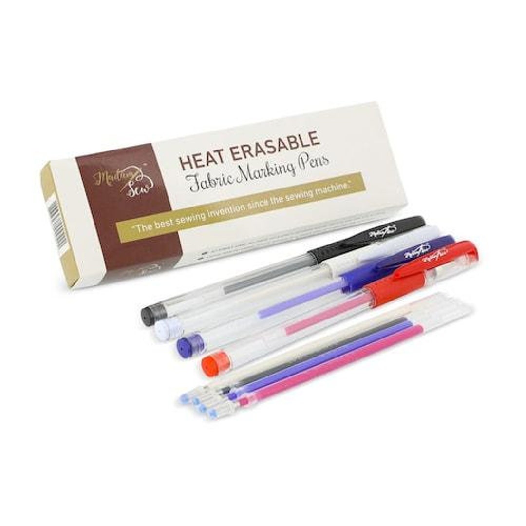 Heat Erasable Fabric Marking Pens 4 Colors/set Refills Etsy