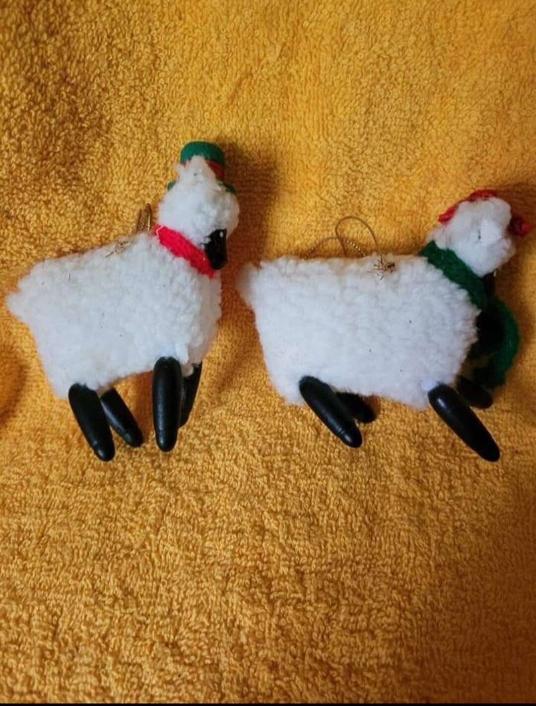 Vintage Sheep Ornaments Etsy