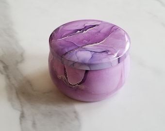 Purple Marble 4.4 OZ Seamless Tin