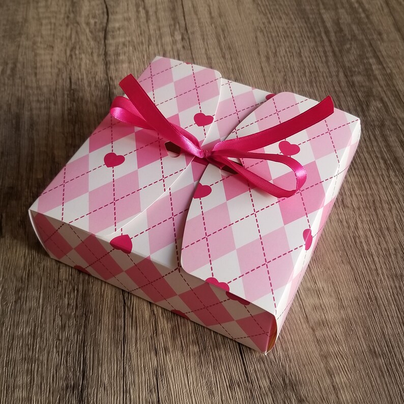 6 Pack Holiday Gift Boxes Etsy