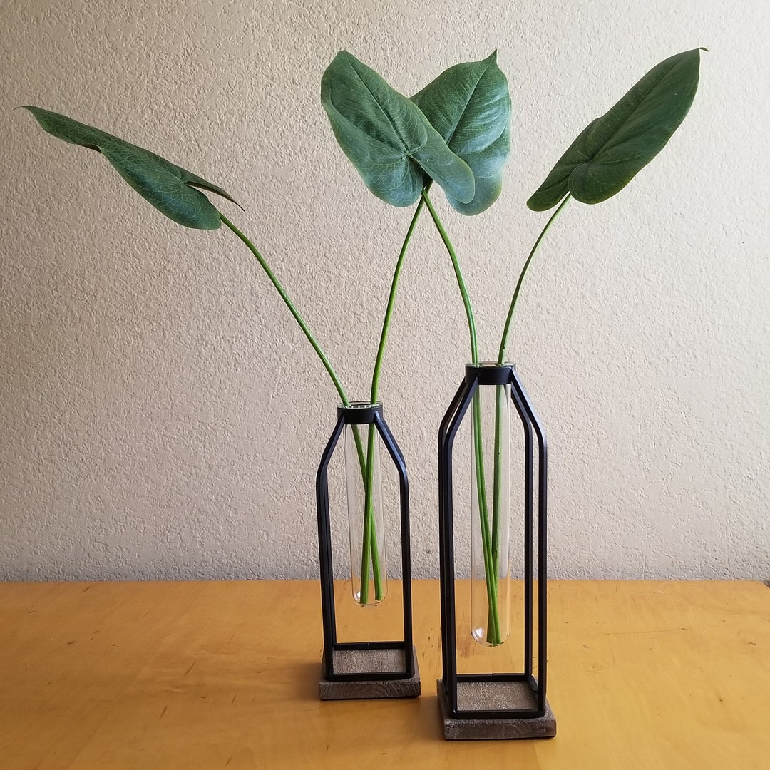 Tube Vase Holder Set of 2 Etsy