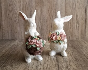 Standing Bunny Figurine Set of 2