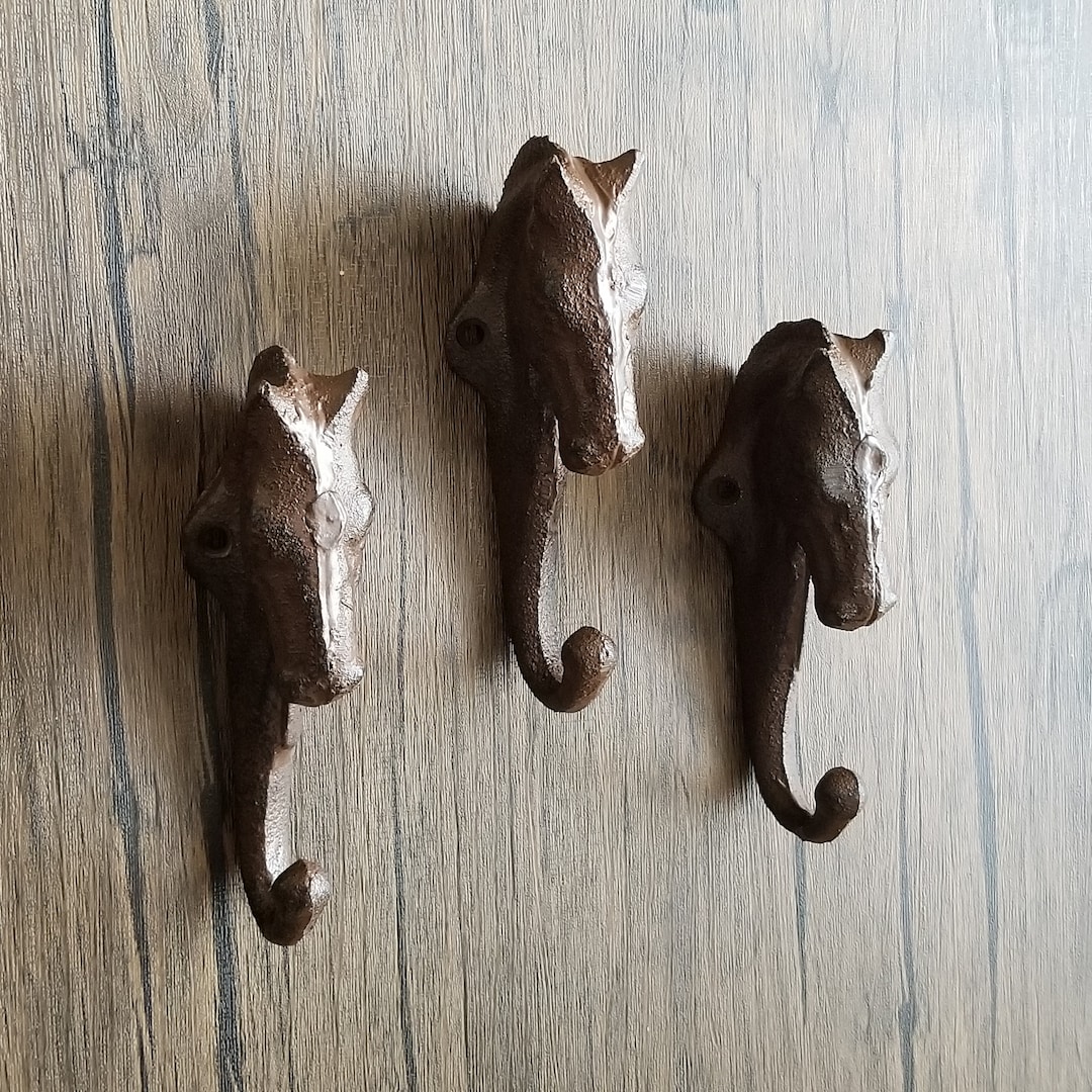 Horse Wall Hook Set of 3 Etsy
