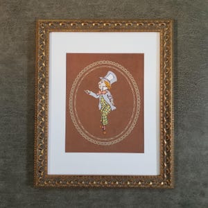 Mad Hatter Fine Art Print, William Penhallow Henderson&#39;s famous Costume Design for Alice in Wonderland (1915)