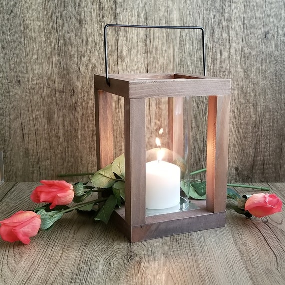 RUSTIC GARDEN WOODEN LANTERN RUSTIC GARDEN WOODEN LANTERN
