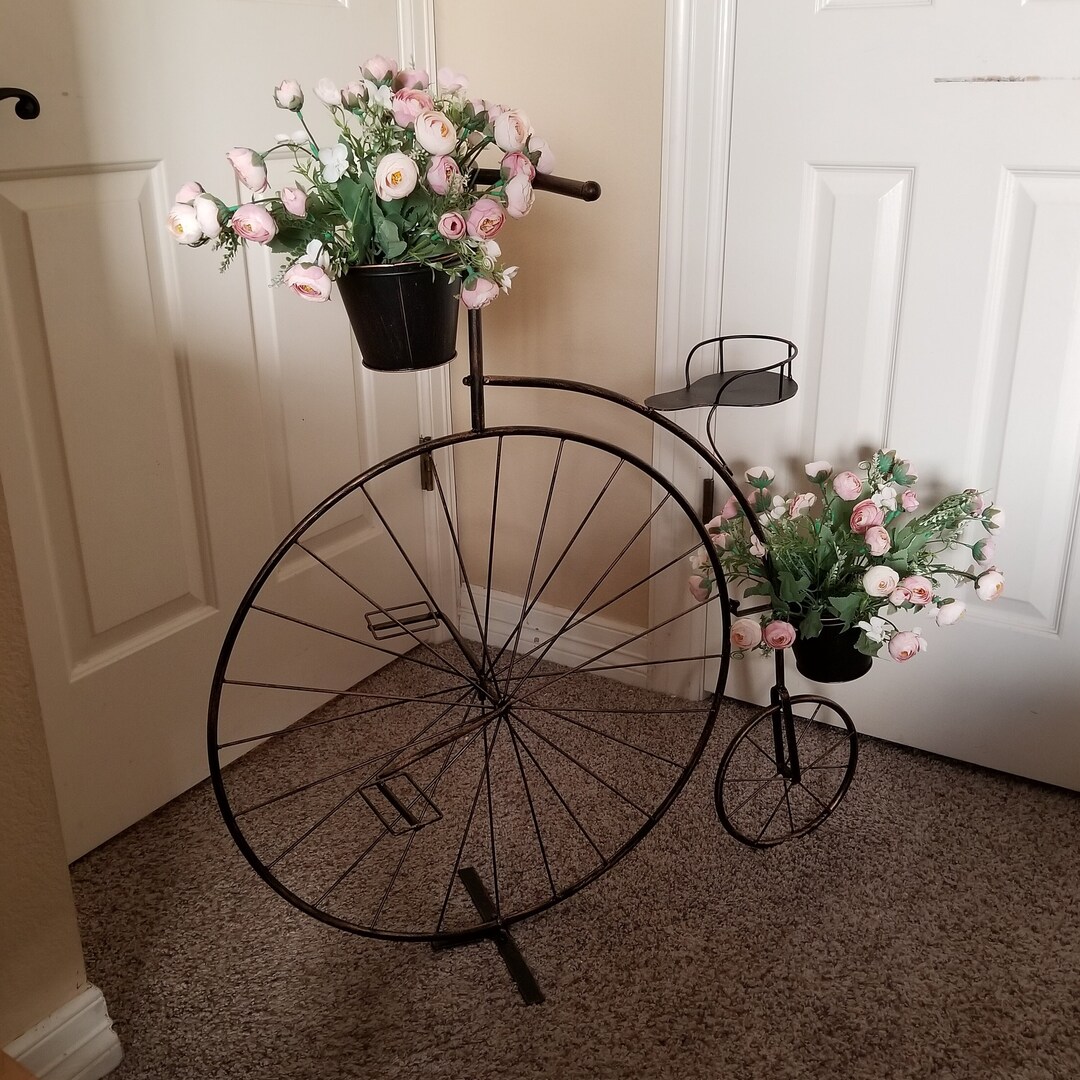 Oldfashioned Bicycle Plant Stand Etsy