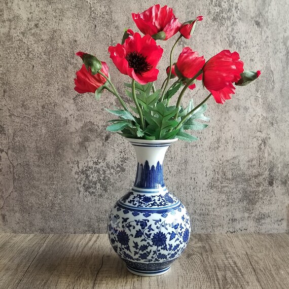 中国陶磁器　明法花　瓢箪型壺 中国陶磁器 明法花 瓢箪型壺 中国陶磁器明法花瓢箪型壺