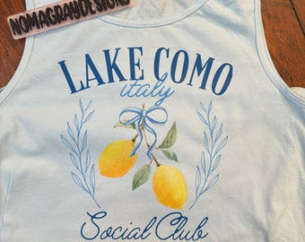 Lake Como Italy Social Club shirt