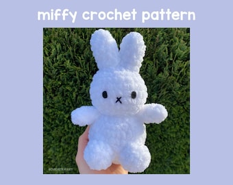 modèle au crochet miffy - modèle au crochet - amigurumi - téléchargement numérique