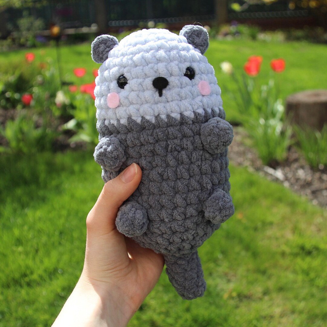 Crochet Otter Otter Plushie Amigurumi Plushie Crochet Otter - Etsy