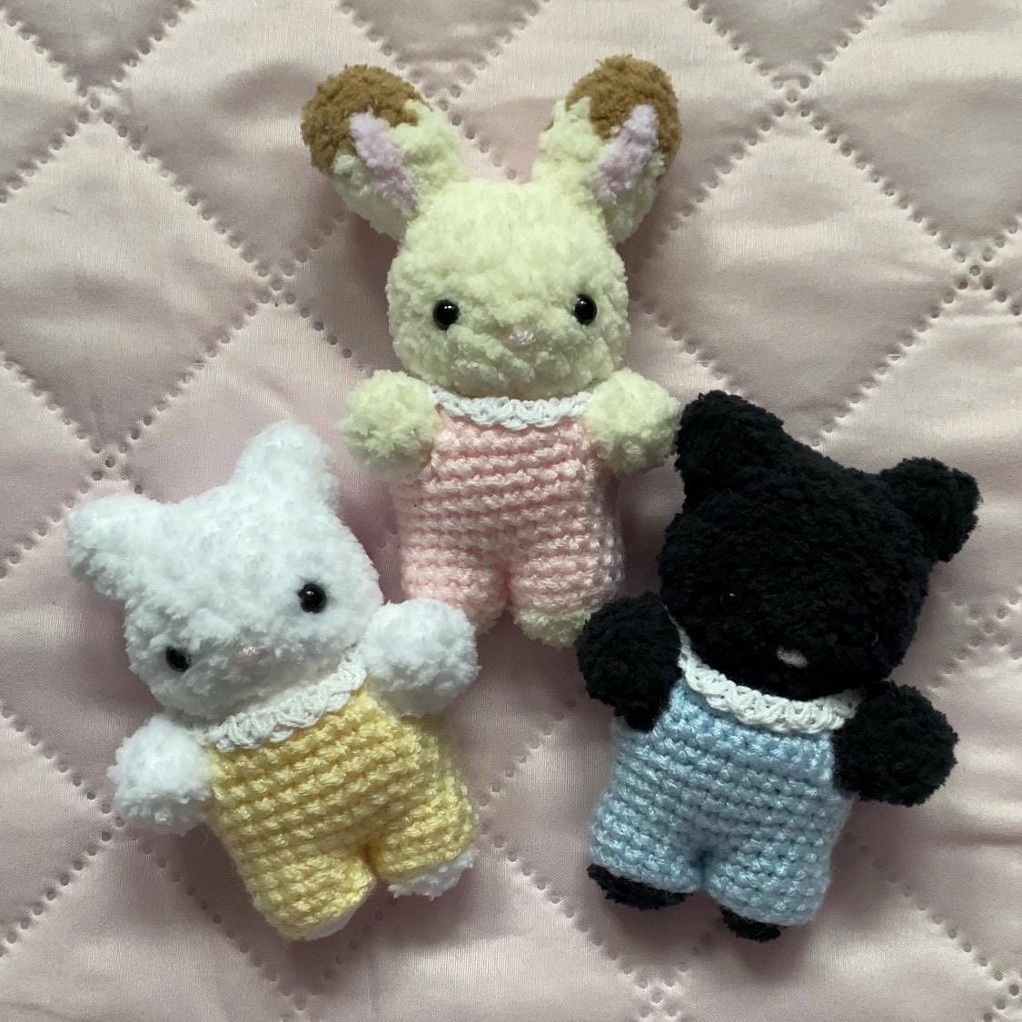 シルバニアファミリー 2 in 1 かぎ針編みパターン - かぎ針編み