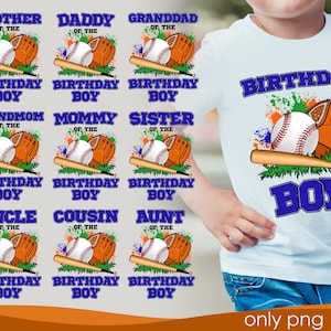 Baseball Birthday Boy Png, Baseball birthday family png, Baseball Boy Png, Birthday Baseball Png, Digital Download, Baseball png