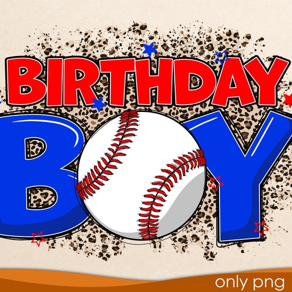 Baseball Birthday Boy Png, Baseball Boy Png, Birthday Baseball Png, Digital Download, Baseball Party png, Baseball png