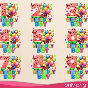 Watermelon numbers Png, S, Birthday watermelon numbers png, Digital Download, Numbers png, Watemelon Birthday boy