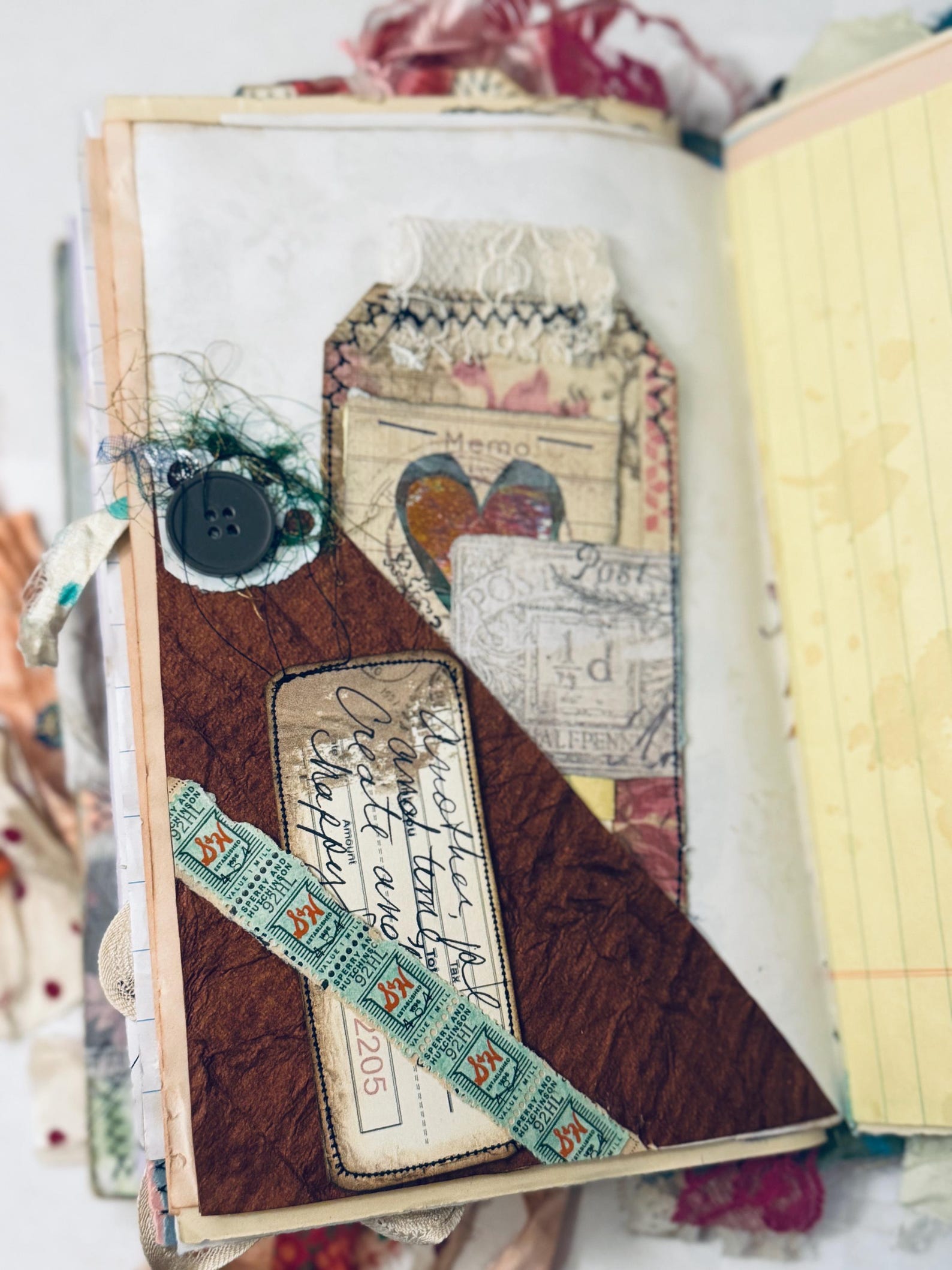 Handmade Junk Journal Marcella Raggedy Ann Journal Eclectic Diary - Etsy