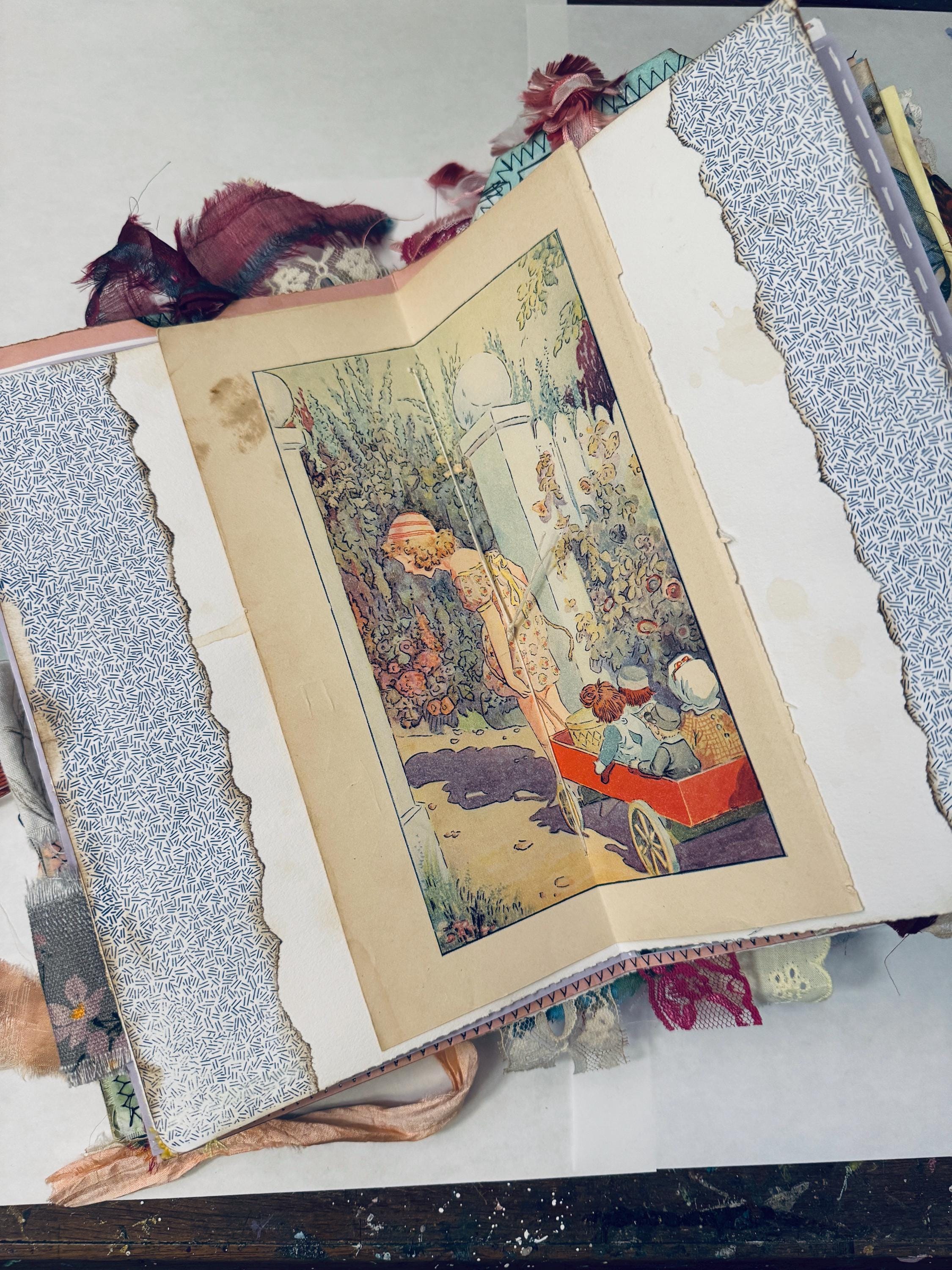 Handmade Junk Journal Marcella Raggedy Ann Journal Eclectic Diary - Etsy