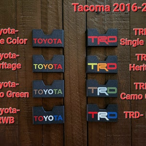Tacoma Faceplates- No Drawer Frame Included (Toyota Tacoma 2016-2019)
