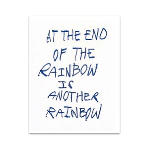 At The End Of A Rainbow - art print